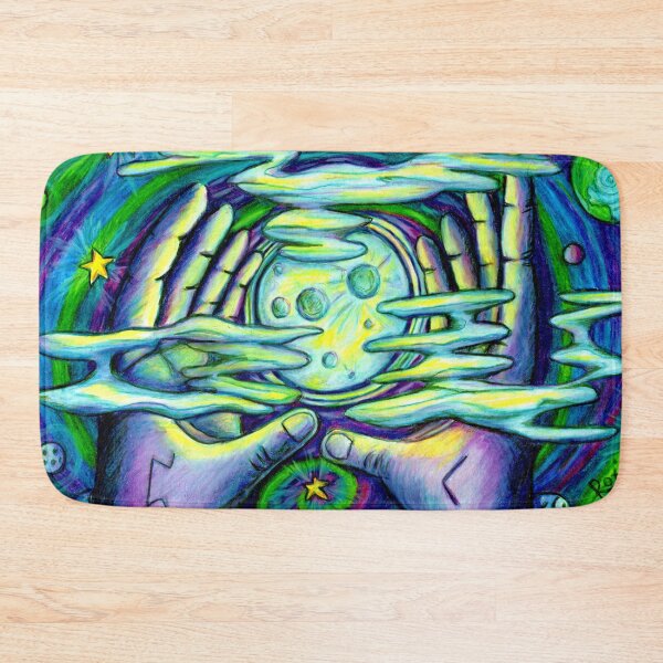 Item preview, The Moon from Sidewayz Tarot. colour enhanced version designed and sold by Roxiartwork.