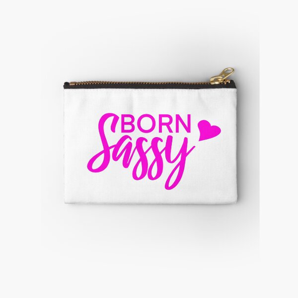 Item preview, Hot Pink Born Sassy with Pink Heart designed and sold by Cute Designs Shop.