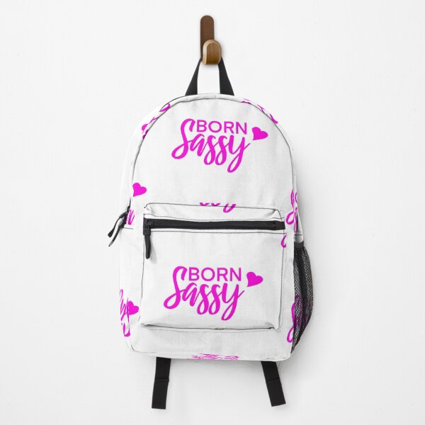Item preview, Hot Pink Born Sassy with Pink Heart designed and sold by Cute Designs Shop.