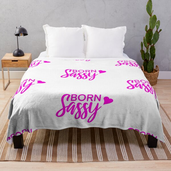 Item preview, Hot Pink Born Sassy with Pink Heart designed and sold by Cute Designs Shop.