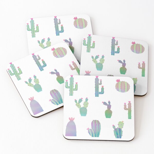 Item preview, Pastel Cactus Blooming Desert Cacti Pattern designed and sold by Cute Designs Shop.