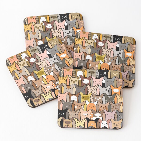 Item preview, Cats all over the place designed and sold by KikiSmile.