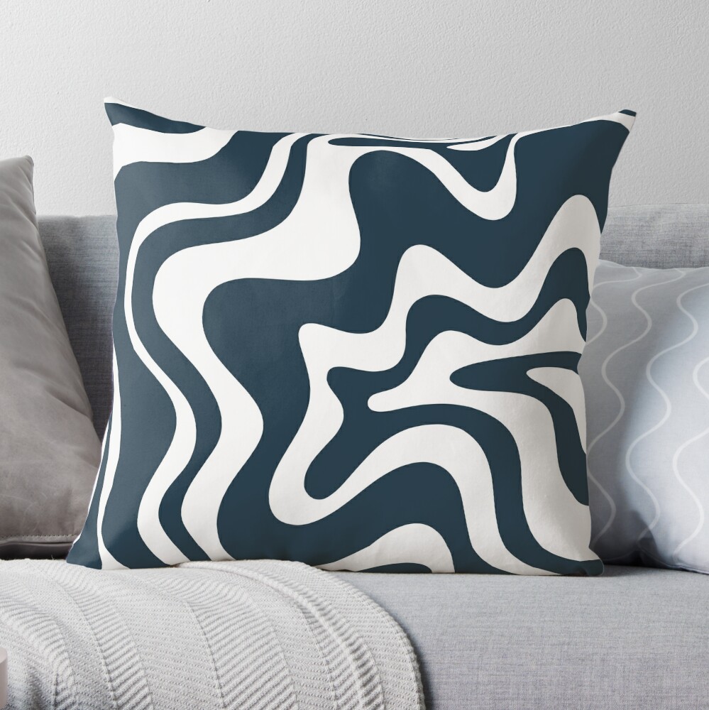 Milk Chocolate Swirl Abstract Print Pillow Throw Pillow for Sale