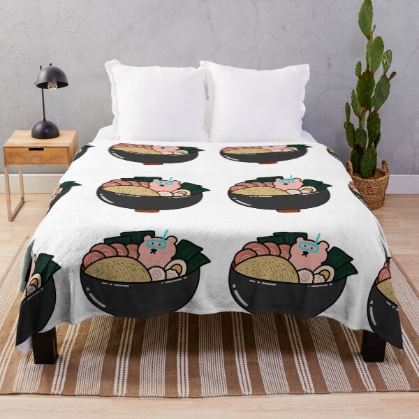 Item preview, Bear Swimming in Ramen Bowl designed and sold by comicsbyjess.