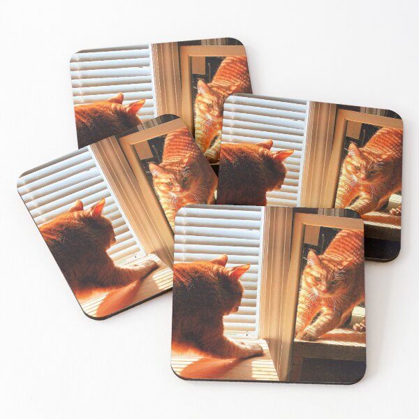 Item preview, The Cat in the Mirror designed and sold by Shelley Loewnau-Jones Studio.