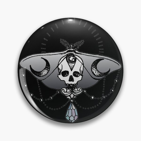 Item preview, Moth And Skull designed and sold by Chellezor.