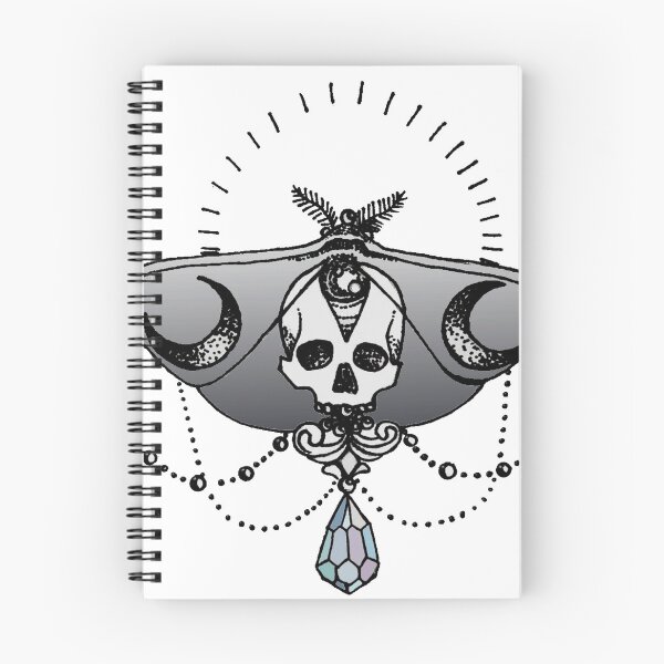 Item preview, Moth And Skull designed and sold by Chellezor.