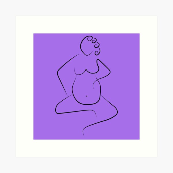 Regalo Personalizado Para Embarazada, Lámina Mujer - Artesanum