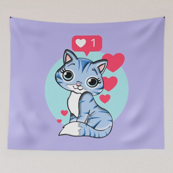 Item preview, Notification Kitty designed and sold by Animal Gifts For Animal Lovers.