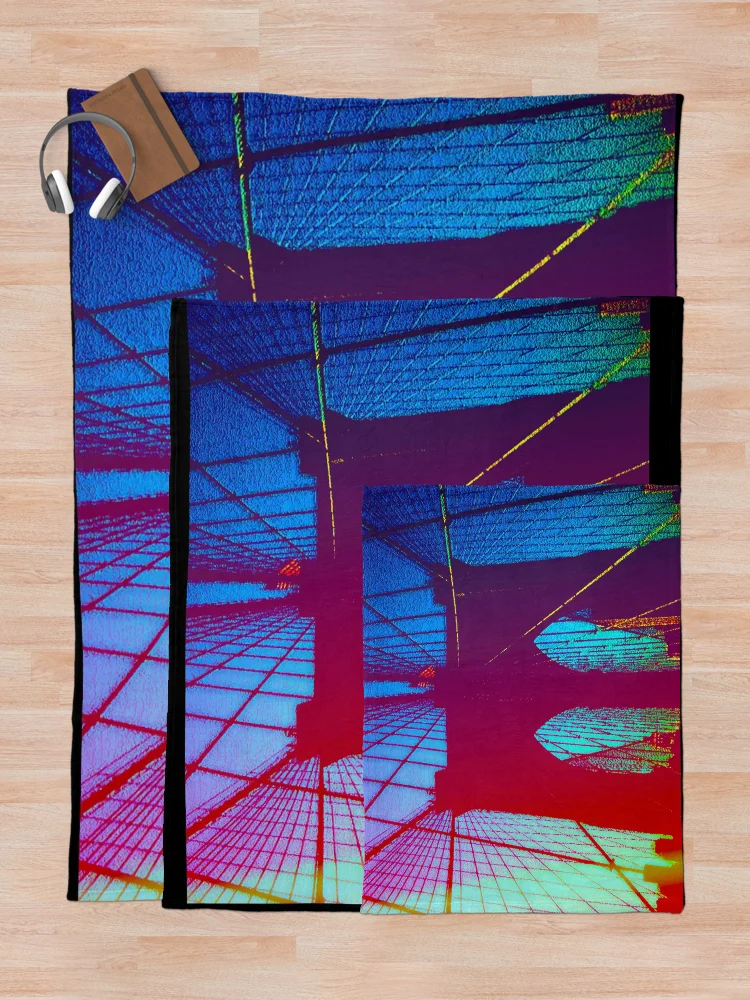 Thumbnail 5 of 6, Throw Blanket, Colorful Bridge designed and sold by Liz  Bajo Designs.
