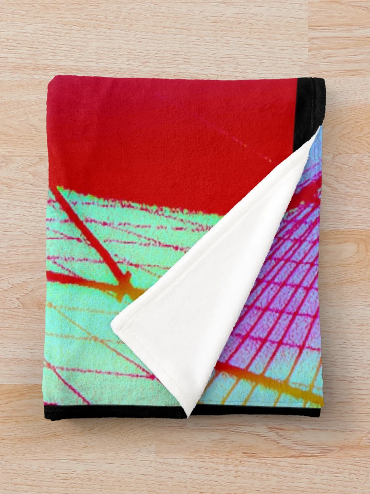 Thumbnail 3 of 6, Throw Blanket, Colorful Bridge designed and sold by Liz  Bajo Designs.