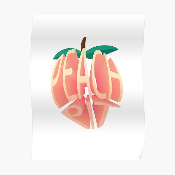 Peach Pit Band Wall Art Redbubble