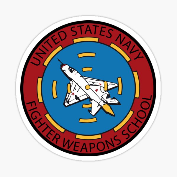 United States Navy Fighter Waffen Schule Top Gun Sticker