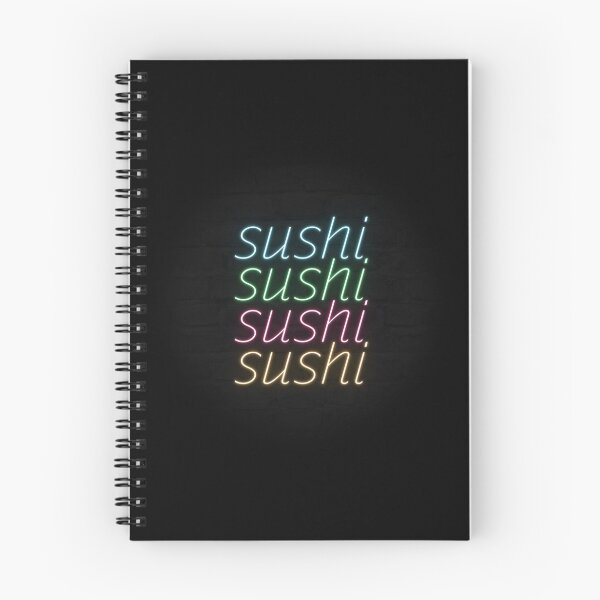 Item preview, Sushi Sushi Sushi Sushi Neon Multicolor Text designed and sold by dylanxh.