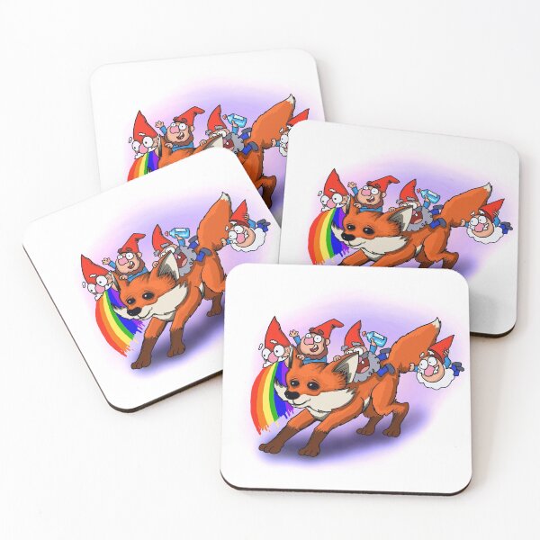 Item preview, Fox and Gnomes 2 designed and sold by acbarrows.
