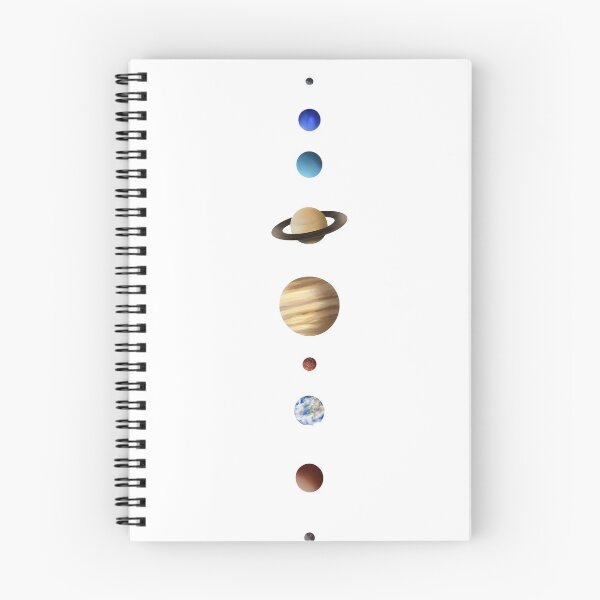 Item preview, 9 Planets in Order Planetary Outer Space Print designed and sold by Cute Designs Shop.
