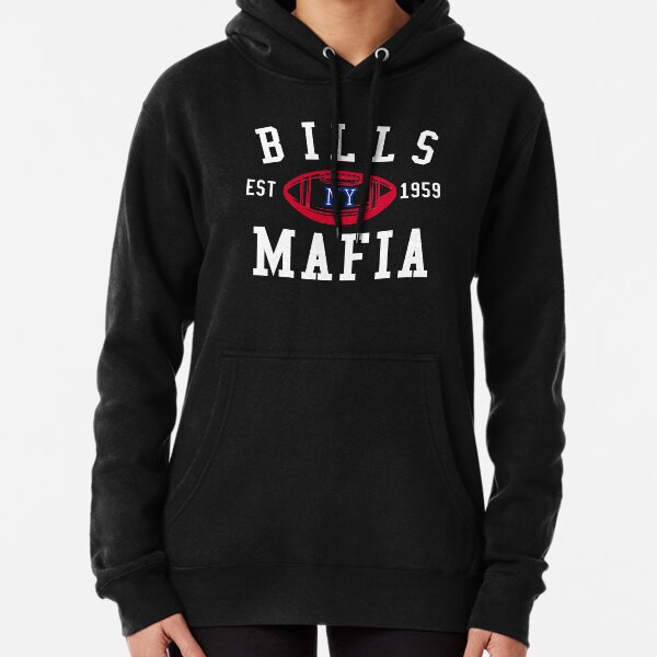 New Era Buffalo Bills Raised Wordmark Pullover Sweatshirt