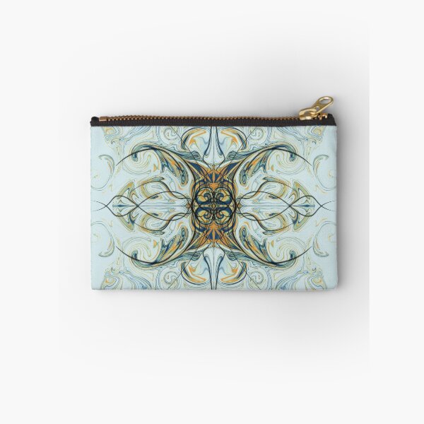 Item preview, Psychedelic mandala - liquid blue and gold designed and sold by LiquidDeep.