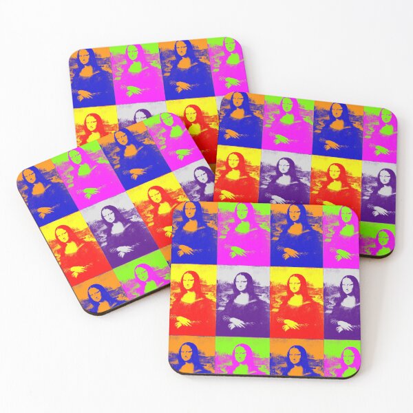 Item preview, Mona Lisa In the Pop Culture Andy Warhol Style designed and sold by BookGeekNJ.