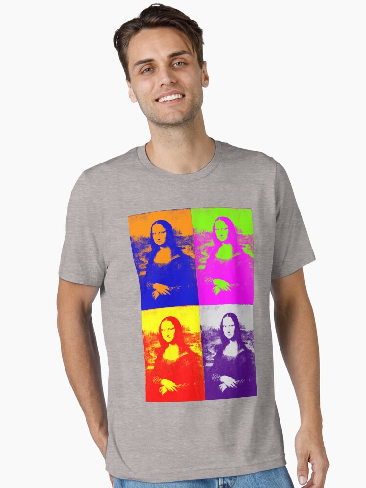 Mona Lisa In the Pop Culture Andy Warhol Style