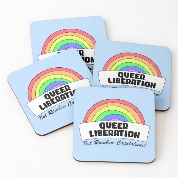 Item preview, Queer Liberation Not Rainbow Capitalism designed and sold by Picket Club.
