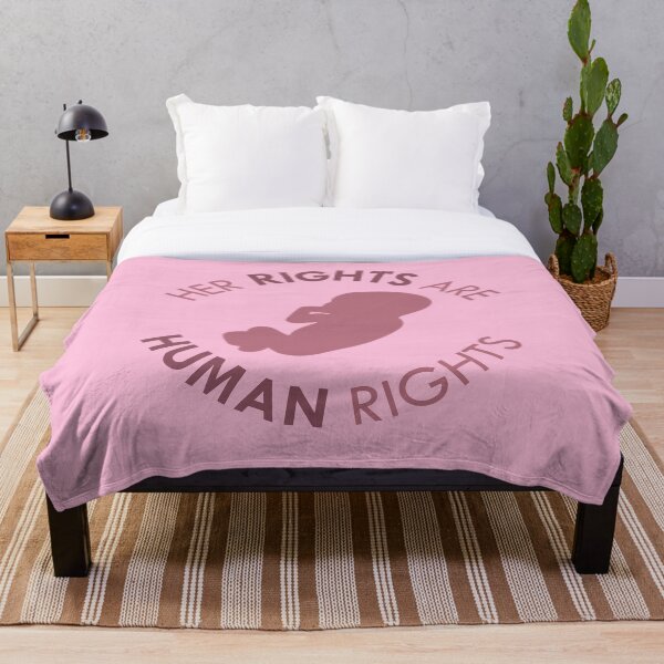 Item preview, Her Rights Are Human Rights (Pink) designed and sold by OpiningUterus.