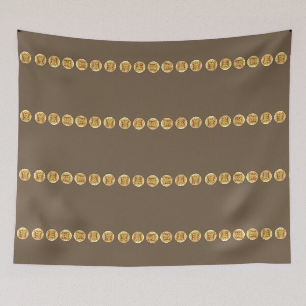 Item preview, Watercolor vintage baseballs in a row designed and sold by soupstock.