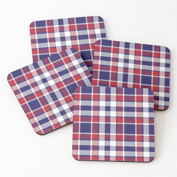 Artikelvorschau, Red Navy Plaid Tartan Textured Pattern entworfen und verkauft von Siu-Hong Mok.