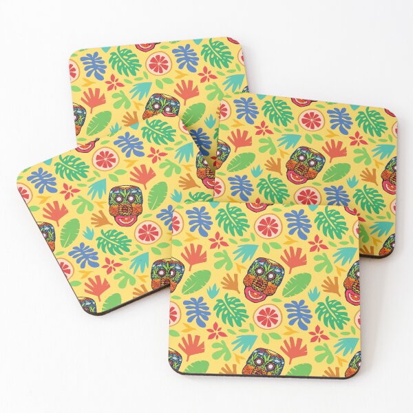 Item preview, Tropical Pineapple Sugar Skull designed and sold by Amanda A. Anthony.