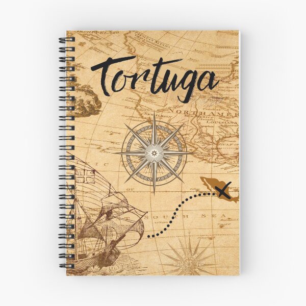 Artikelvorschau, Tortuga Insel Schatzkarte entworfen und verkauft von MerchActually.