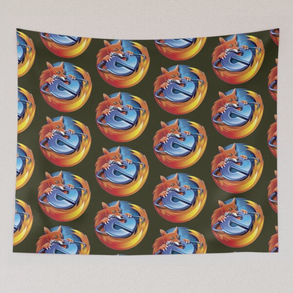 Item preview, Firefox eats internet explorer designed and sold by Fiestywolf666.
