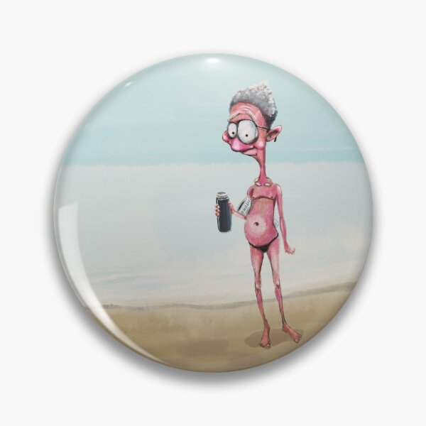 Item preview, Sunburnt Man on the Beach Artwork designed and sold by Tristan Venables.