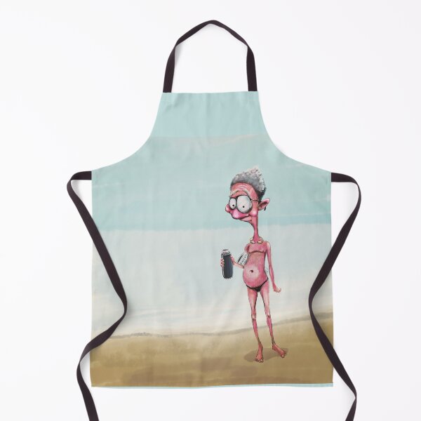 Item preview, Sunburnt Man on the Beach Artwork designed and sold by Tristan Venables.