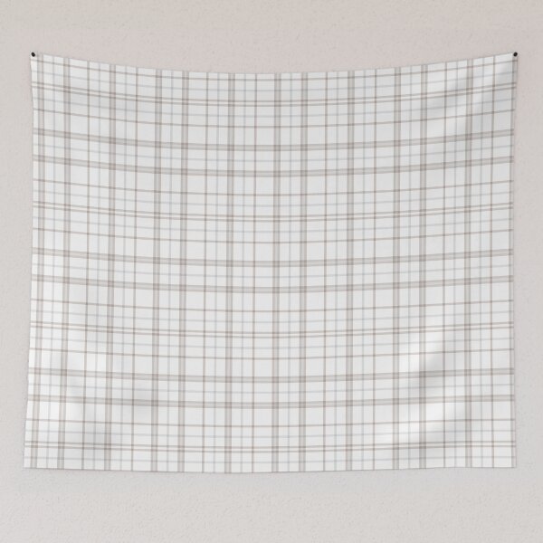 Artikelvorschau, Cream Plaid Tartan Textured Pattern entworfen und verkauft von Siu-Hong Mok.