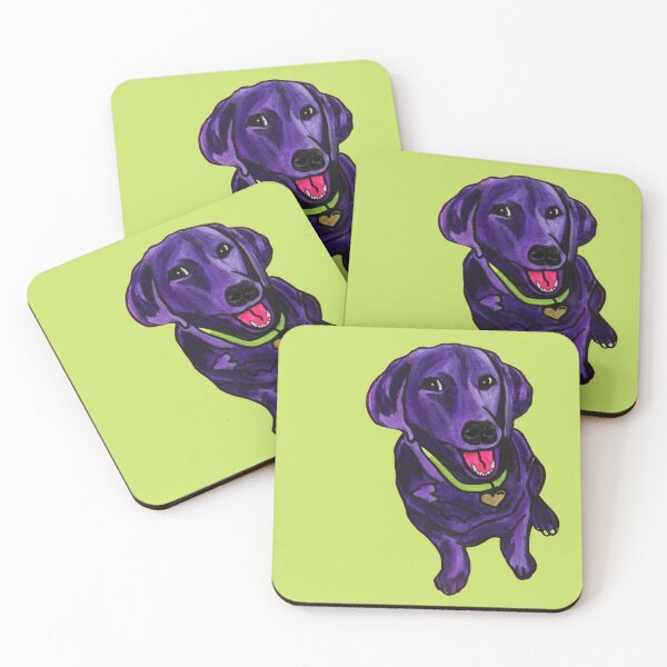Item preview, Black Lab over Lime Green designed and sold by Amanda A. Anthony.