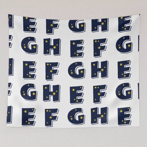 Item preview, Alphabet Stickers Pack Letter E Letter F Letter G Letter H Capital Letters designed and sold by KLINESTORE.