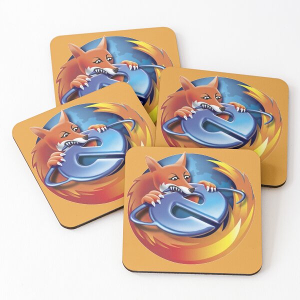 Item preview, Firefox eats internet explorer designed and sold by Fiestywolf666.