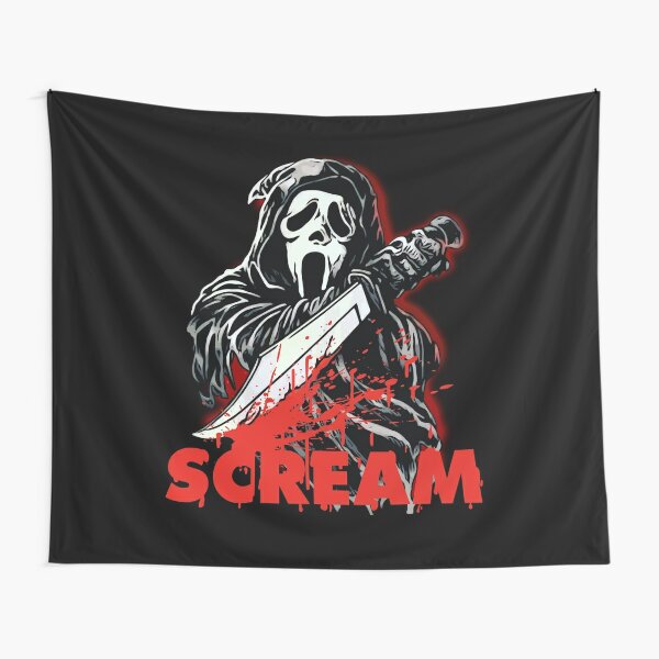 Ghostface Scream Tapestries for Sale