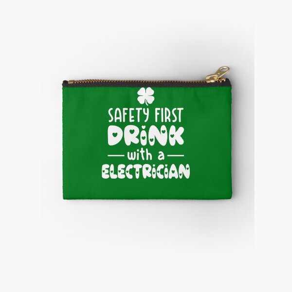 Item preview, safety first drink with a electrician designed and sold by PUNCH ME IN SHOP.