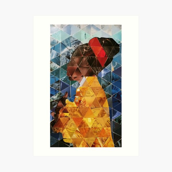 Amanda Gorman Collage Art Print