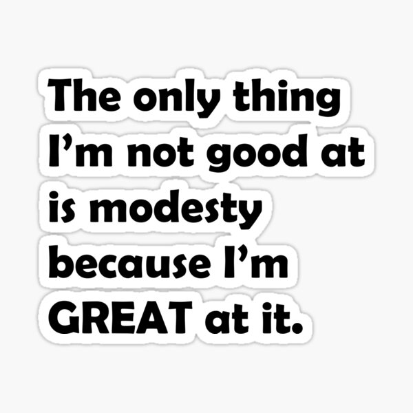 Modesty - Brooklyn Nine Nine - Sticker