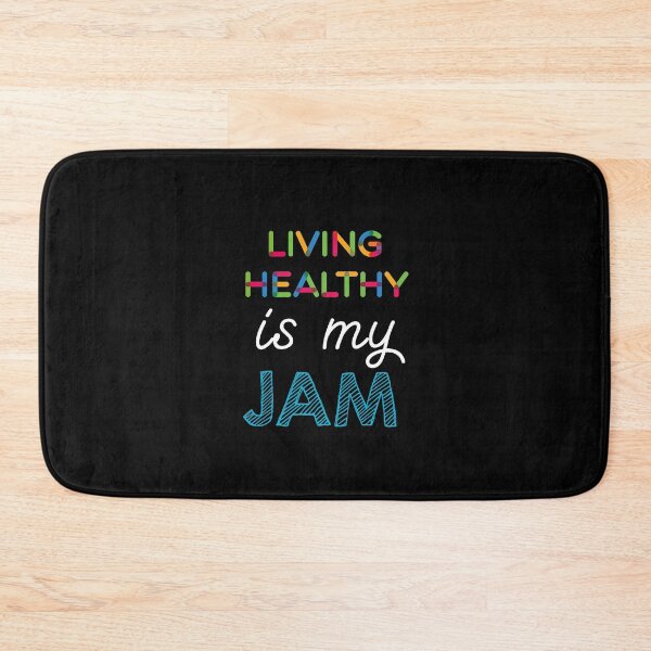 Item preview, Living Healthy is my Jam. Funny Living Healthy Design designed and sold by Custom365.