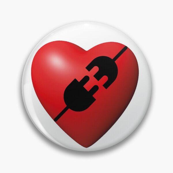 Item preview, heart plug us designed and sold by NiceShirtY.