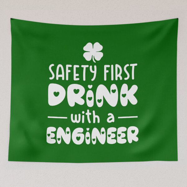 Item preview, safety first drink with a engineer designed and sold by PUNCH ME IN SHOP.