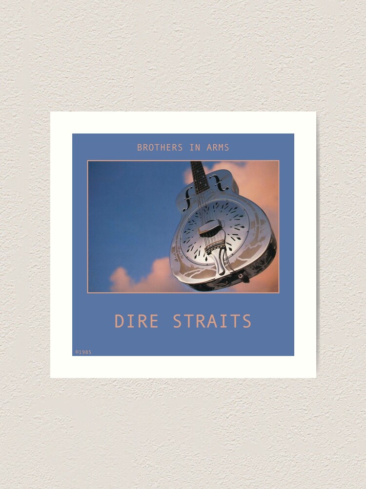 Dire Straits Brothers In Arms Album Cover Art Print for Sale by Cerberus  Art