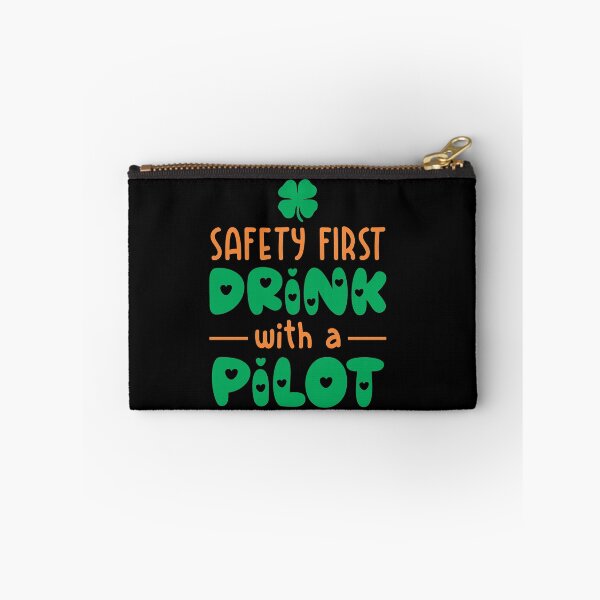 Item preview, safety first drink with a pilot designed and sold by PUNCH ME IN SHOP.