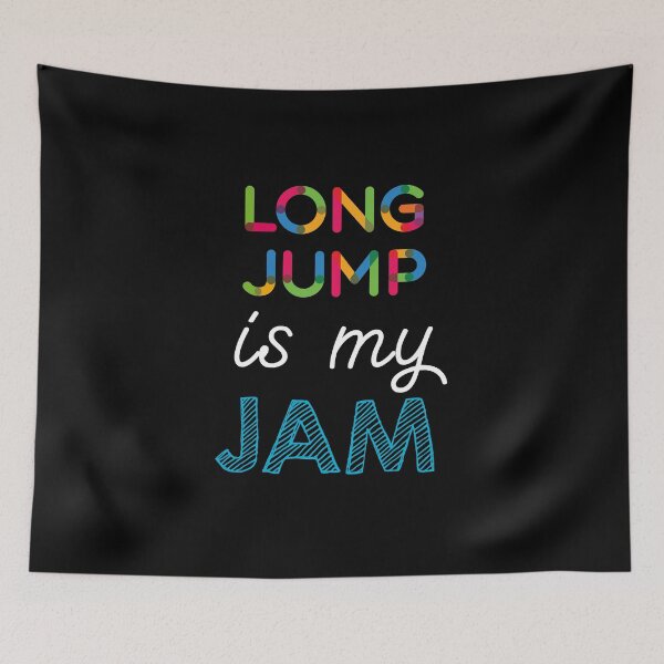 Item preview, Long Jump is my Jam. Funny Long Jump Design designed and sold by Custom365.