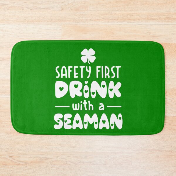 Item preview, safety first drink with a seaman designed and sold by PUNCH ME IN SHOP.
