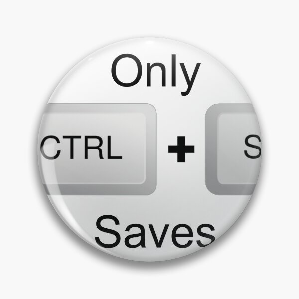 Item preview, only ctrl s saves designed and sold by NiceShirtY.