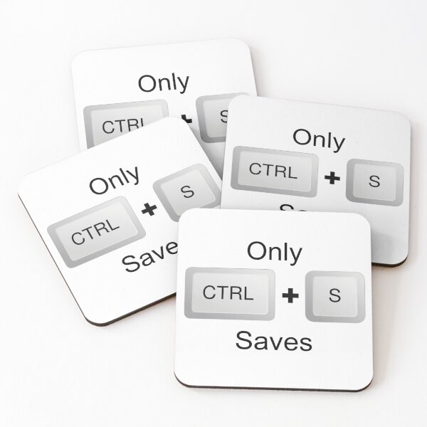 Item preview, only ctrl s saves designed and sold by NiceShirtY.
